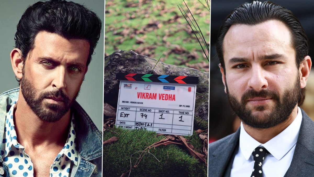 Vikram Vedha Hindi Remake Goes on Floor in UAE; Film to Star Hrithik Roshan  as Gangster and Saif Ali Khan as Cop | 🎥 LatestLY