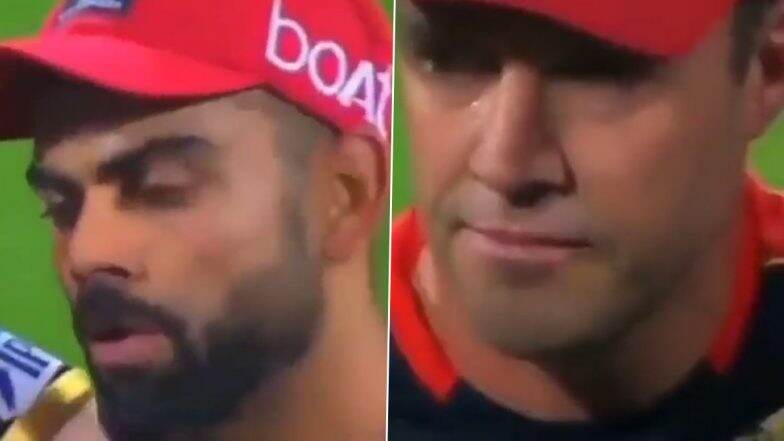 Virat Kohli, AB de Villiers In Tears After RCB's Loss To KKR In IPL 2021 Eliminator (Watch Video)