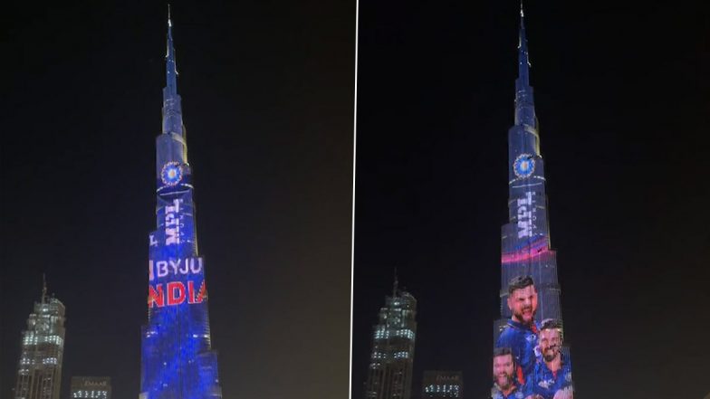 India Jersey For T20 World Cup 2021 Burj Khalifa Showcases Indian Team