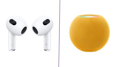 Apple 3rd-Gen AirPods Launched in India at Rs 18,900; New HomePod Mini at Rs 9,900