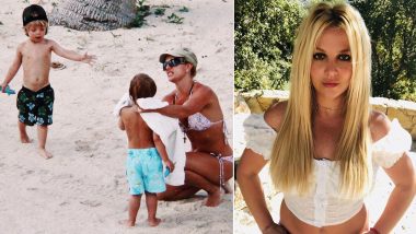 Britney Spears Shares ‘Bittersweet’ Journey of Watching Sons Grow Up With Throwback Clicks From Her Beach Vacay