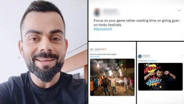 #SunoKohli Trends on Twitter After Indian Captain Virat Kohli Says He Would Share Meaningful Tips for Celebrating Diwali This Season (Check Reactions)