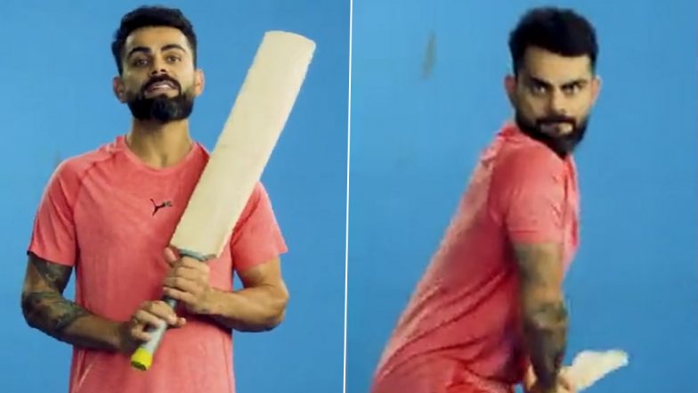 Virat Kohli Hilariously Mimics Shikhar Dhawan’s Batting Style (Watch Video)