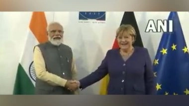 World News | PM Modi Meets German Chancellor Angela Merkel on Sidelines of G20 Summit