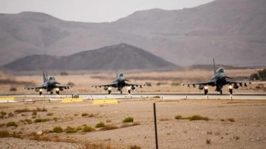 World News | IAF's Mirage 2000 Squadron Takes Part in Blue Flag Exercise in Israel