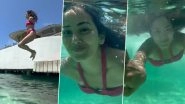 Mira Rajput Kapoor Is a Water Baby in This Pink Bikini As She Enjoys Vacay in Maldives! (Watch Video)