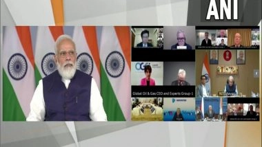 World News | PM Modi Interacts with CEOs, Experts of Global Oil and Gas Sector