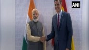 World News | Rome: PM Modi Meets Spanish Prime Minister Pedro Sanchez
