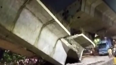 India News | Maharashtra: Portion of Under-construction Bridge Collapses in Nagpur