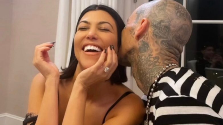 Kourtney Kardashian Announces Engagement To Travis Barker, Shares Pics On Instagram