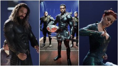 Aquaman and the Lost Kingdom: Yahya Abdul-Mateen II’s New Black Manta Suit, Jason Momoa, Amber Heard’s Looks Revealed at DC Fandome 2021 (View Pics)