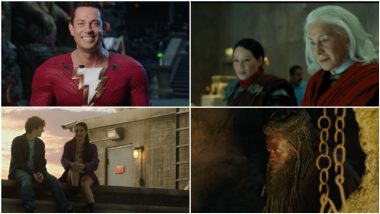 Shazam! Fury of the Gods: BTS Footage Revealed at DC Fandome 2021 Unveils Helen Mirren, Lucy Liu’s Villains, Teen Romance and Some Scary Monsters (Watch Video)