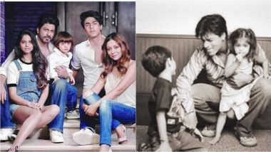 Post Aryan Khan's Bail in Mumbai Cruise Drugs Case, Sister Suhana Khan Shares Priceless Childhood Pictures With Dad Shah Rukh Khan and Brother