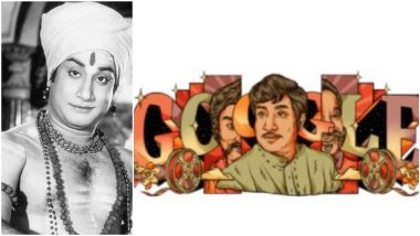 Sivaji Ganesan 93rd Birth Anniversary: Google Celebrates the Occasion With a Beautiful Doodle Honouring the Tamil Cinema Legend!