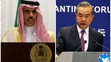 World News | Chinese, Saudi Arabian FMs Talk over Phone on Ties, Cooperation