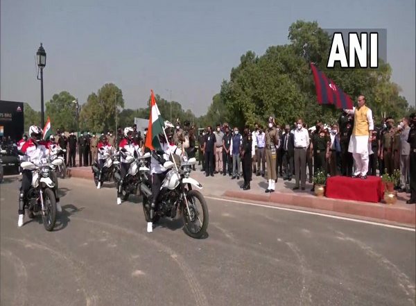 India News | Rajnath Singh Flags off BRO's Motorcycle Expedition, Presides over Breakthrough Blast of Sela Tunnel Virtually