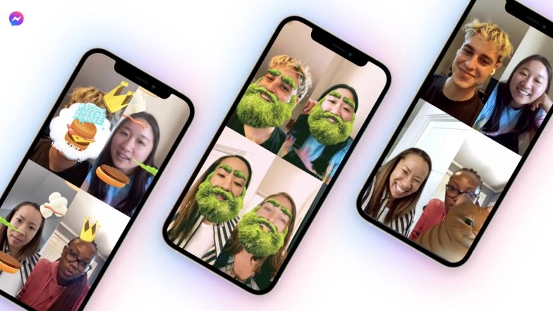 Facebook’s AR Group Effects Now Available on Messenger Video Calls & Rooms