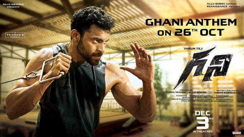 Ghani Anthem: First Single From Varun Tej Konidela’s Film To Be Out On October 26