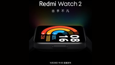 Redmi Watch 2 To Be Launched Along With Redmi Note 11 Series Next Week