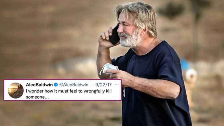 Alec Baldwin Accidentally Kills Rust Cinematographer While Filming; Actor’s 2017 Tweet That Talks about ‘Wrongfully Killing Someone’ Goes Viral