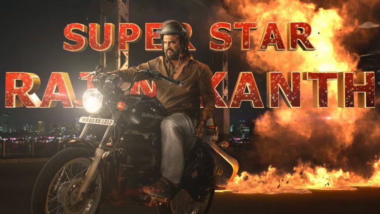 Pethanna Motion Poster: Superstar Rajinikanth Is a Rider With Fiery Actions, Teaser To Be Unveiled on October 23! (Watch Video)