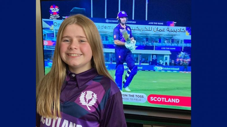 Rebecca Downie, 12-Year-Old, has Designed Scotland Cricket Team’s Jersey for ICC T20 World Cup 2021