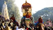Mysuru Dasara Celebrations 2021 Live Streaming: Watch Live Telecast of Inauguration Function at Chamundi Hill