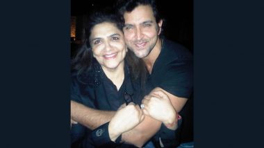 Hrithik Roshan Wishes His Mother With a Heart Touching Note on Her 68th Birthday, Calls Her ‘My Little Girl!' (View Post)