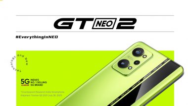 Realme GT Neo2 To Be Launched in India on October 13, 2021; Check Expected Prices & Other Details Here