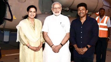 RIP Puneeth Rajkumar: Prime Minister Narendra Modi Condoles the Sudden Demise of Kannada Superstar