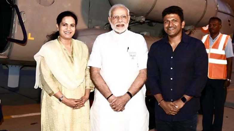 RIP Puneeth Rajkumar: Prime Minister Narendra Modi Condoles the Sudden Demise of Kannada Superstar