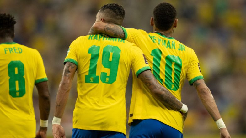 Brazil 4-1 Uruguay, CONMEBOL Qualifiers: Neymar, Raphinha Shine in Dominant Win (Watch Goal Video Highlights)