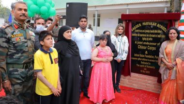 Dagger Parivaar School' Inaugurated in Baramulla, Kashmir as an Initiative of Chinar Corps-Indian Army and Indrani Balan Foundation