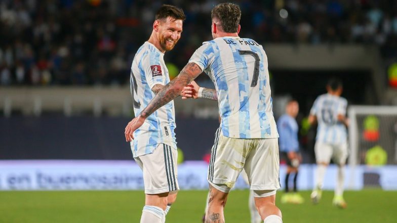 Argentina 3-0 Uruguay, CONMEBOL Qualifiers: Lionel Messi Scores As Albiceleste Extend Unbeaten Run (Watch Goal Video Highlights)