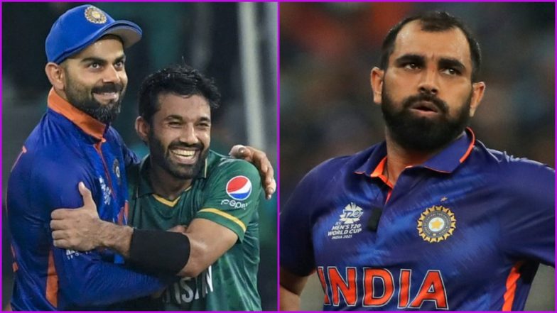 'Please Respect Your Stars' Pakistan Opener Mohammad Rizwan Tweets in Support of Mohammed Shami After Indian Pacer Faces Online Abuse