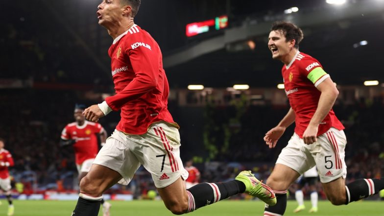 Cristiano Ronaldo Scores His 800th Career Goal Against Arsenal in EPL 2021-22, Leads Manchester United to 3-2 Win in EPL 2021 (Watch Goal Highlights)