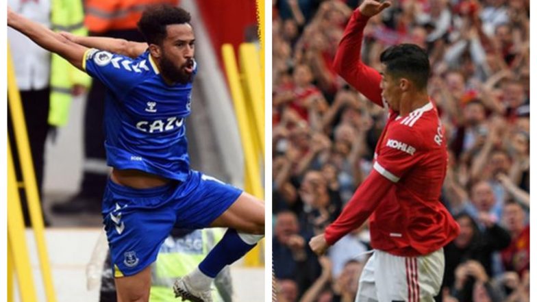 Cristiano Ronaldo Sends Andros Townsend His Jersey After Everton Player Copies CR7's Celebration During The Match Against Manchester United