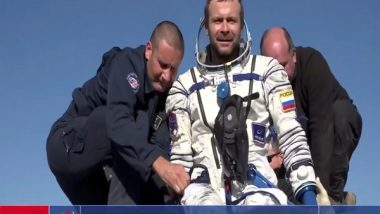 World News | Soyuz Spacecraft with First Feature Film Crew in Space Return to Earth: Roscosmos