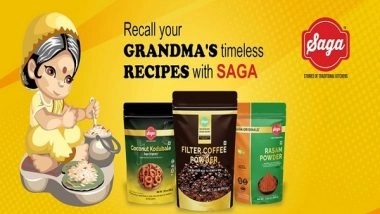 Business News | Saga Foods Launches Authentic Iyengar South Indian Snacks and Spices in India
