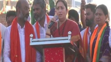 India News | Smriti Irani Hits out at Telangana CM over 'unfulfilled Promises' to People