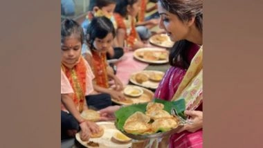 Entertainment News | Shilpa Shetty Performs Kanjak Puja on Durga Ashtami
