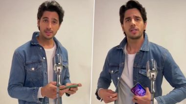 One Mic Stand: Sidharth Malhotra Wants to Try His Hand at Stand-Up Comedy With Amazon Show (Watch Video)