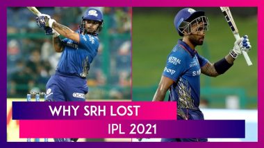 Sunrisers Hyderabad vs Mumbai Indians IPL 2021: 3 Reasons Why SRH Lost