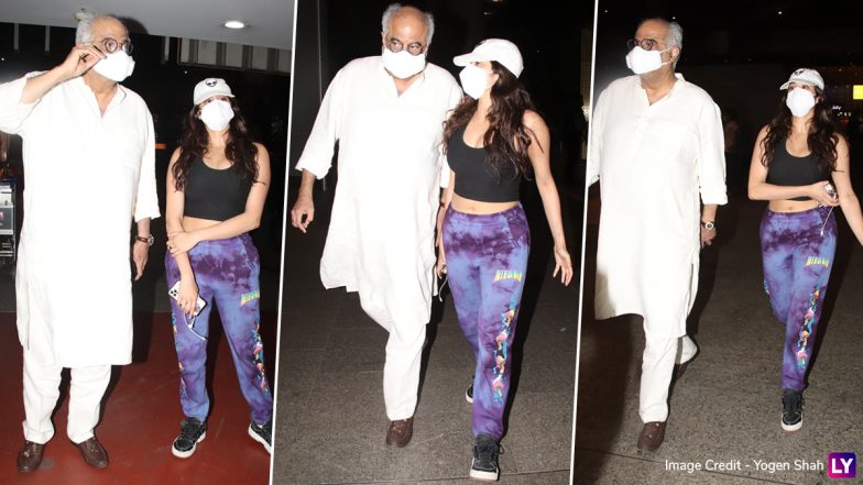 Here’s How Janhvi Kapoor Schools Paparazzi When They Ask Boney Kapoor To Remove Mask And Pose For The Cameras (Watch Video)