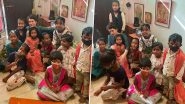 Durga Ashtami 2021: Priyanka Gandhi Vadra Performs &lsquo;Kanya Pujan&rsquo; at Father&rsquo;s Foster Sister&rsquo;s Home