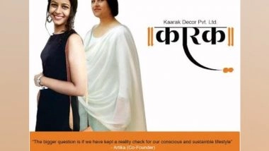 Business News | Shri Pratap Chandra Sarangi Awards Kaarak Home Decor National Award for It's Biodegradable Home Furnishing Products