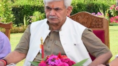 India News | J-K LG Manoj Sinha Condemns Killing of Two Civilians in Pulwama, Says Perpetrators of Attacks Will Be Punished Soon