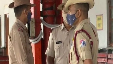 India News | Rail Roko Andolan: Security Upscaled at UP's Modinagar Railway Station