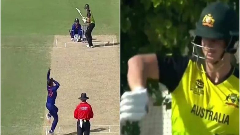 Virat Kohli Bowls to Steve Smith During IND vs AUS, T20 World Cup 2021 Warm-Up Game, Netizen Highlights This Amazing Coincidence in Viral Tweet