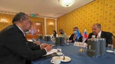 World News | WHO Chief Meets Russian FM Lavrov at G20, Agree to Strengthen Health Architecture